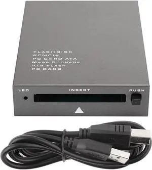 USB 2.0 PCMCIA Card Reader USB2.0 Interface to PC Card ATA PCMCIA PC Card Memory Card Reader Support 20MB-20G Plug and Play Hot Swap