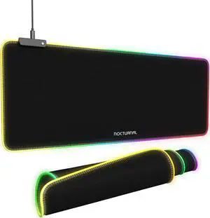 RGB Gaming Mouse Pad Large Mouse Pad Mousepad Gaming XXL Mouse Pad 31.5x11.8 Keyboard and Mouse Pad RGB Mouse Pad Mouse Pad XL LED Mouse Pad Gaming Desk Pad 13 Lighting Modes Keyboard Mat