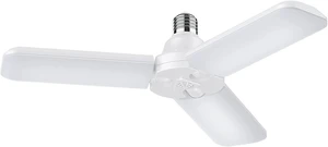 Feit Electric LED Garage Light, 3 Panel Adjustable Screw-in LED Shop Light Bulb, E26 Base, 4000 Lumens, Non-Dimmable, 5000k Daylight, Garage Ceiling Light, White, ADJ4000/5K/LED Feit Electric LED Garage Light, 3 Panel Adjustable Screw-in LED Shop Light Bulb, E26 Base, 4000 Lumens, Non-Dimmable, 5000k Daylight, Garage Ceiling Light, White, ADJ4000/5K/LED