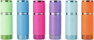 LUXPRO LP395 Gels Glow-in-the-Dark 9 LED Flashlight (LP395-6PK)
