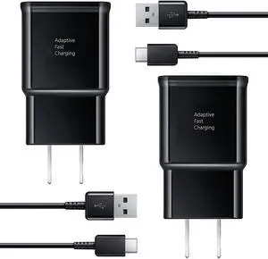 Type C Charger Fast Charging,Android Phone Charger Block with USB C Charger Cable 6.6Ft for Samsung Galaxy S22/S21/S20/S10/S10 Plus/S10E/S9/S8/S21Ultra/S22+/S22 Ultra/Note 8/9/10/20,2 Pack