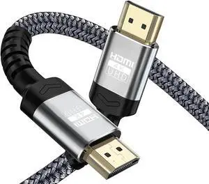 4K HDMI Cable 6Ft | 18Gbps Ultra High Speed HDMI 2.0 Cable & 4K@60Hz HDR ARC HDCP2.2 18Gbps Ethernet-Braided HDMI Cord | for UHD TV Monitor Laptop Xbox PS4/PS5 ect (1.8m)