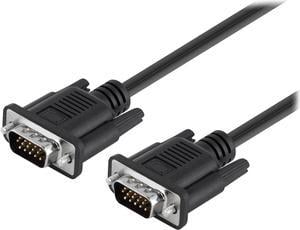 High Resolution VGA to VGA Cable for HDTV & Computer Monitor - 6 Ft 2 Pack