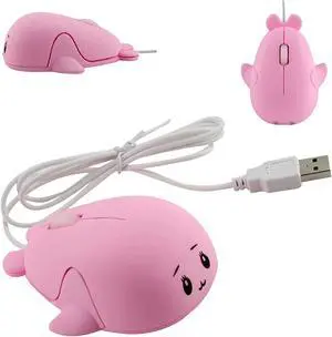Cute Animal Baby Dolphin Shape USB Wired Mouse 1600 DPI Optical Mice Mini Small Kids Children Mice for PC Laptop Computer (Pink) Cute Animal Baby Dolphin Shape USB Wired Mouse 1600 DPI Optical Mice Mini Small Kids Children Mice for PC Laptop Computer (Pink)