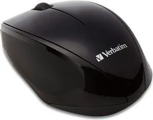 Wireless Multi-Trac Mouse 2.4GHz with Nano Receiver - Ergonomic Blue LED Portable Mouse for Mac and Windows - Black (97992)