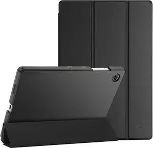 Smart Case for Galaxy Tab A8 10.5 Slim Stand Hard Back Shell Protective Smart Cover Case for Galaxy Tab A8 10.5 Inch 2022 SM-X200 X205 X207 -Black