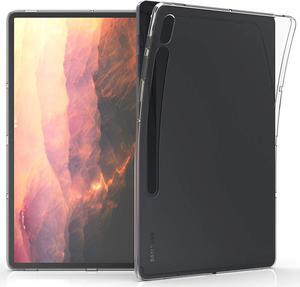 Case Compatible with Samsung Galaxy Tab S8+ Plus/Galaxy Tab S7+ Plus - Case Soft Crystal TPU Tablet Back Protector Cover - Transparent