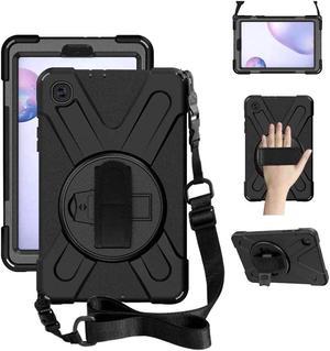 Galaxy Tab A 84 Case 2020 SMT307SMT307U Case with Kickstand Hand Strap and Shoulder Strap Heavy Duty Shockproof Case for Samsung Galaxy Tab A 84 T307 VerizonSprint Black