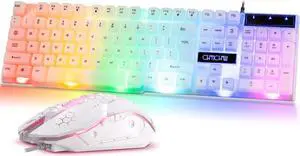 CHONCHOW RGB Gaming Keyboard and Mouse Combo,USB Wired Light Up Keyboard | Rainbow LED Lit Backlight Keyboard Mouse Set for Computer Windows PC PS4 Xbox Laptop iMac Resberry Pi CHONCHOW RGB Gaming Keyboard and Mouse Combo,USB Wired Light Up Keyboard | Rainbow LED Lit Backlight Keyboard Mouse Set for Computer Windows PC PS4 Xbox Laptop iMac Resberry Pi