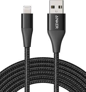 Powerline+ II Lightning Cable (10 ft) MFi Certified Charger Cable Extra Long iPhone Charging Cord Compatible with iPhone SE / 11 Pro Max/Xs Max/XR/X / 8/7 / 6S iPad and More