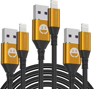 iPhone Charger 10 ft 3-Pack Extra Long Lightning Cable [Apple MFi-Certified] iPhone Charger Cord 10 Foot Fast Charging for iPhone 13 12 11 Pro Max X XS XR/8 Plus/7 Plus/6/6s Plus/5s /5c/iPad Mini Air