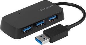 Targus 4-Port USB 3.0 Hub, Black (ACH124US)