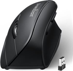 Perixx PERIMICE-715, Wireless Ergonomic Vertical Mouse - 2.4 G - 1600 dpi - Right handed - Natural Ergonomic Vertical Design