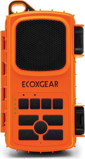 ECOXGEAR Floating Bluetooth Speaker with Waterproof Dry Storage for Your Smartphone: EcoExtreme 2 (Orange)