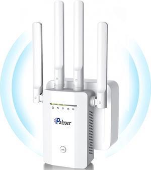 2023 WiFi Extender Signal Booster Long Range Coverage to 9985sq.ft and 50+ Devices, Internet Booster for Home, Wireless Internet Repeater and Signal Amplifier, 5 Modes,1-Tap Setup, WAN/LAN Port