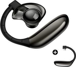 Bluetooth Headset Wireless Bluetooth Earpiece 28 Hrs Talking Time Built-in Microphone for iOS/Android Cell Phones Touch Control Version NOT Button Press Down