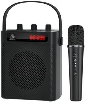 W WINBRIDGE Voice Amplifier with Wireless Microphone & Speaker - Portable Mini Bluetooth PA System with Handheld Mic, 30W Ultra-Light Rechargeable Megaphone for Teachers, Speech & Events - S93 Pro