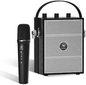 W WINBRIDGE Wireless Voice Amplifier with Handheld Microphone, Portable Bluetooth Speaker Microphones with Teachers, Wireless Karaoke Mic for Singing, PA System with Echo & Sound Effects S98 Pro