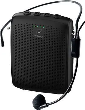Back-to-school - W WINBRIDGE 15W Wired Headset Voice Amplifier - for Teachers, Tour guides, Public Speakers - Free 30-day returns
