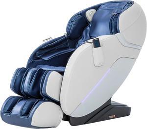 MassaMAX A303 Full Body Massage Chair,Blue/White