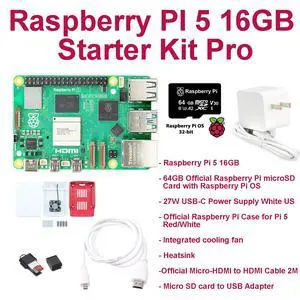 Raspberry Pi 5 16GB Start Kit Pro