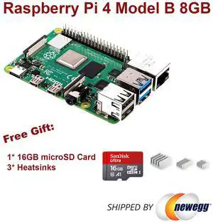 Raspberry Pi 4 Model B 8GB (SHIPPED by newegg)