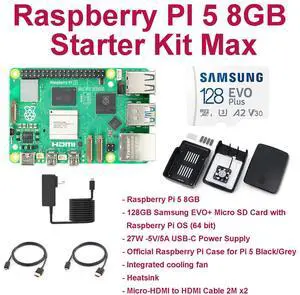 Raspberry PI 5 8GB Starter Kit Max