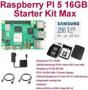 Raspberry PI 5 16GB Starter Kit Max