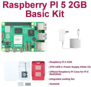 Raspberry Pi 5 2GB Basic Kit White