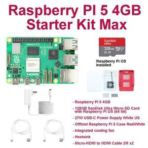 Raspberry Pi 5 4GB Starter Kit Max Raspberry Pi 5 4GB Starter Kit Max
