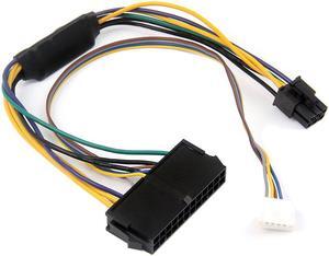 30CM Modular Power Supply Cable ATX 24Pin 24 Pin Female to 6Pin 6-Pin Male 6Pin Connector for HP Elite 8100 8200 8300