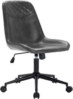 Duhome Modern PU Leather Office Chair Desk Chair Swivel Computer Chair