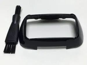 Generic Black Shaver Head Holder Foil Frame Prewave Compatible With Panasonic Arc5 ES-ELV9 ES-LV94 ES-LV96 ES-LV96-S ES-CLV96 ES-LV95 ES-LV95-S ES-LV9A-S ES-LV9B-S New Wet/Dry Razor heads Cover parts