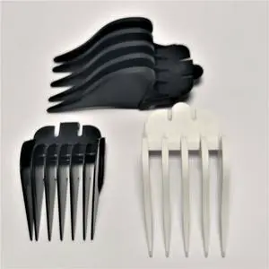 3PCS Hair Clipper COMB Prewave Compatible With Wahl #8 25MM & #10 32MM & #12 37.5MM Super Taper Range & Premier Cut & Balding Clippers & Baldfader & Envoy & Flair & 5 Star Magic Clip & Designer Parts