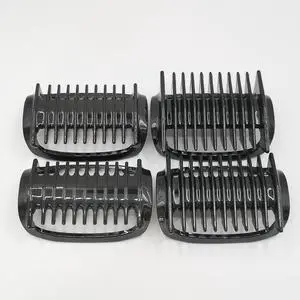 Prewave 4pcs Bi-directional Plastic Head Comb Replacement For Bodygroom Shaver BG3017 BG3027 BG5020 BG5021 BG5025 BG9040 SBG315