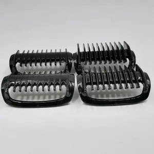 Prewave 4pcs Bi-directional Plastic Head Comb Replacement For Bodygroom Shaver BG3005 BG3007 BG3010 BG3011 BG3012 BG3015 BG3016 BG3007/01