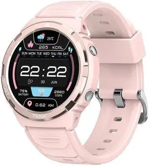 KOSPET Tank S1 Men's and Women's Smartwatch, Answer/Dial, 1.3-inch AMOLED Screen, 70 Modes, Android iOS Pink