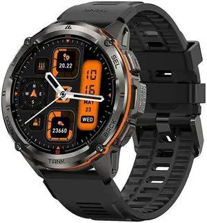 KOSPET TANK T3 Ultra GPS Men's Smartwatch, 470mAh, Digital Fitness Smartwatch, AMOLED, Bluetooth Electronic Watch