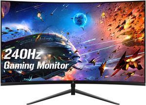 NeweggBusiness - Acer 27 240Hz Full HD Curved Gaming Monitor 1ms  Adaptive-Sync 1920 x 1080 HDMI, DisplayPort Built-in Speakers Nitro ED270  Xbmiipx