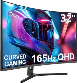 Z-EDGE 32" 2560 x 1440 QHD 165Hz 1ms 2K Curved Gaming Monitor, HDMI x 2, DP x 2, FreeSync, Support VESA Mount