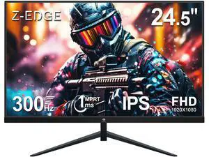 Z-EDGE UG25S 25 inch 1080P Full HD 1920 x 1080 300Hz (DP) 240Hz (HDMI) 1ms Flat Panel IPS Gaming Monitor