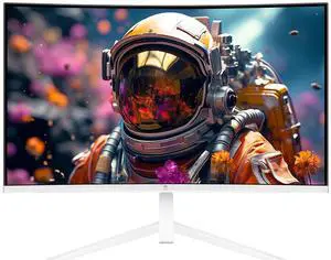 Z-EDGE UG24PJ-White 24" 1080P Full HD 240Hz 1ms IPS Gaming Monitor, 99% sRGB, FreeSync, HDR10, 2x HDMI 2.0 + DP 1.4
