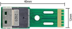 Chenyang Cable PCI-E Slimline SAS 4.0 SFF-8654 4i 38pin to SFF-8654 38pin Male to Female Extender Adapter Test Tools