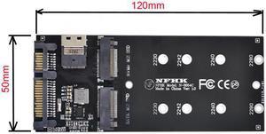 Chenyang Cable SFF-8654 to U2 Kit NGFF M-Key to Slimline SAS NVME PCIe SSD SATA Adapter for Mainboard