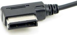 CYSM Media In AMI MDI to Stereo 3.5mm Audio Aux Adapter Cable For Car Mercedes Benz & iPhone & Cell Phone