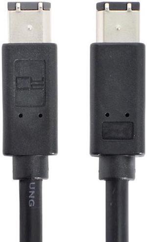 Shenzhong 6 Pin to 6Pin FireWire 400 to FireWire 400 6-6 ilink Cable IEEE 1394 1.8m Black