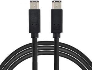 Chenyang Cable 6 Pin to 6Pin FireWire 400 to FireWire 400 6-6 ilink Cable IEEE 1394 1.8m Black