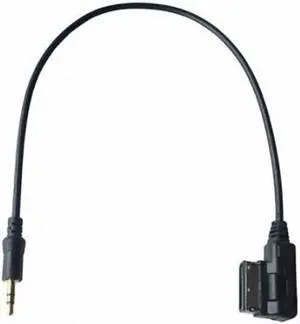 Xiwai Cable Media In AMI MDI to Stereo 3.5mm Audio Aux Adapter Cable For Car VW AUDI 2014 A4 A6 Q5 Q7 & iPhone5 iPad Mini