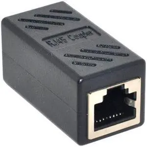 Jimier Cable CAT6 RJ45 Female to Female Lan Connector Ethernet Network Cable Extension Adapter With Shield