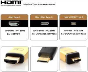 KAIBOXIXI CYFPV Micro HDMI Type D Male Down Angled 90 Degree for FPV HDTV Multicopter Aerial Photography
